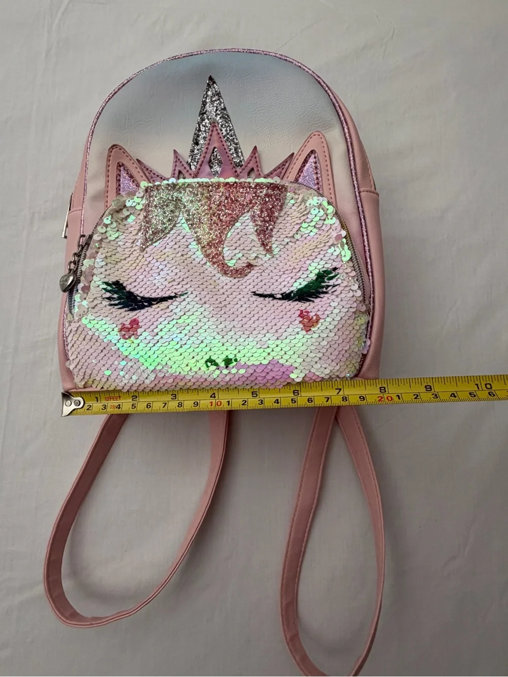 OMG Accessories Unicorn Sequin Mini Backpack Pink Girls (F235)
